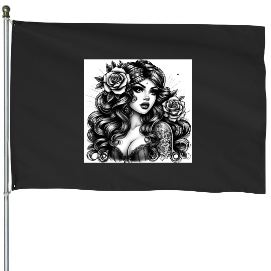 pirate girl pinup stickers sexy  : Disney princess tattoo Shirt,  Princess tattoo vintage t shirt, Disney princess tattoo Gift Fan S-5XL House Flags