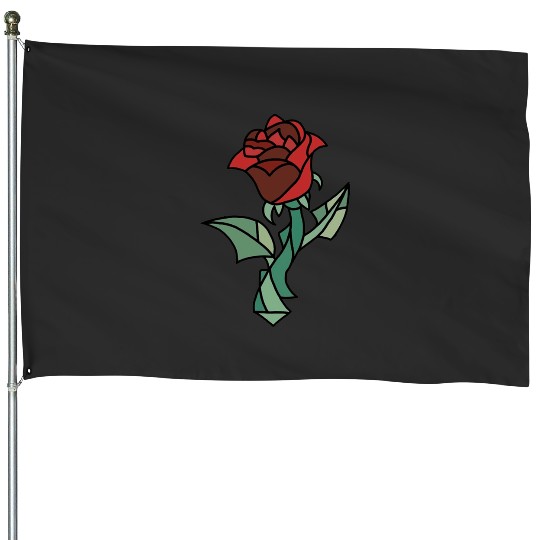 stained glass style rose  : Disney princess tattoo Shirt,  Princess tattoo vintage t shirt, Disney princess tattoo Gift Fan S-5XL House Flags