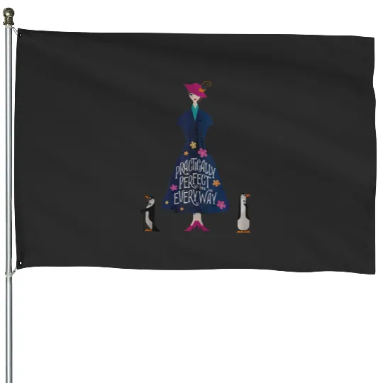 Disneys mary poppins practically perfect House Flags