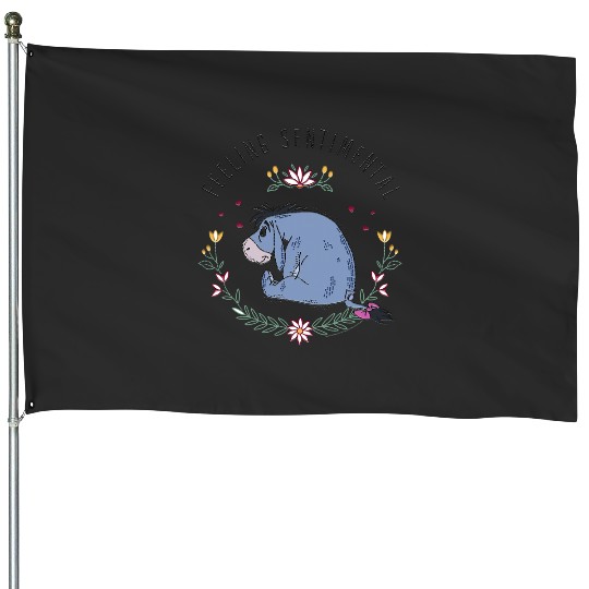 Disney Winnie The Pooh Eeyore Feeling Sentimental House Flags