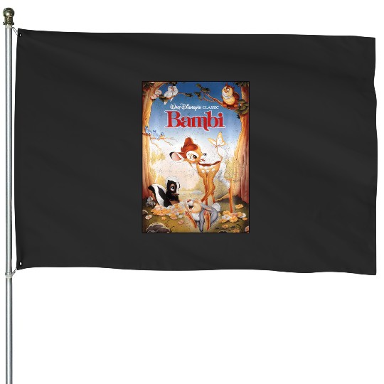 Disney Bambi Friendships Poster House Flags
