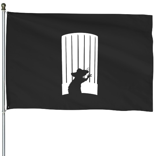 Disney and Pixar's Ratatouille Chef Hat Remy Silhouette House Flags