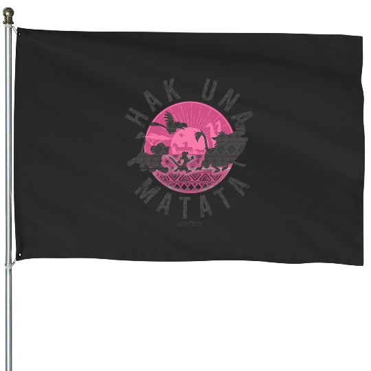 Disney Lion King Simba Silhouette Hakuna Graphic House Flags