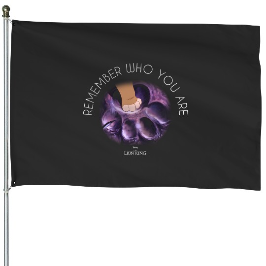 Disney The Lion King Simba Remember Who You Are Text House Flags