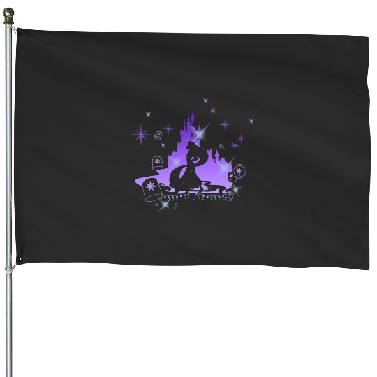 Disney Tangled Rapunzel Silhouette Portrait Graphic House Flags