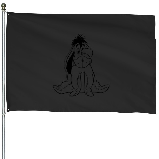 Disney Winnie The Pooh Eeyore Simple Left Chest House Flags