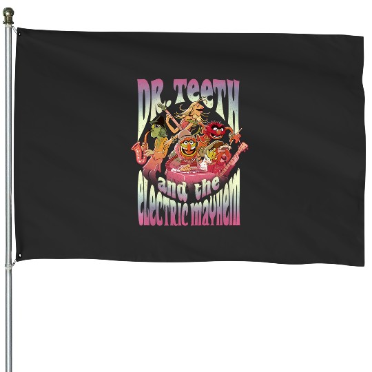 Disney The Muppets Dr. Teeth And The Electric Mayhem House Flags
