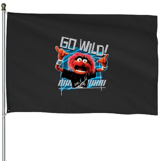 Disney The Muppets Animal Go Wild House Flags