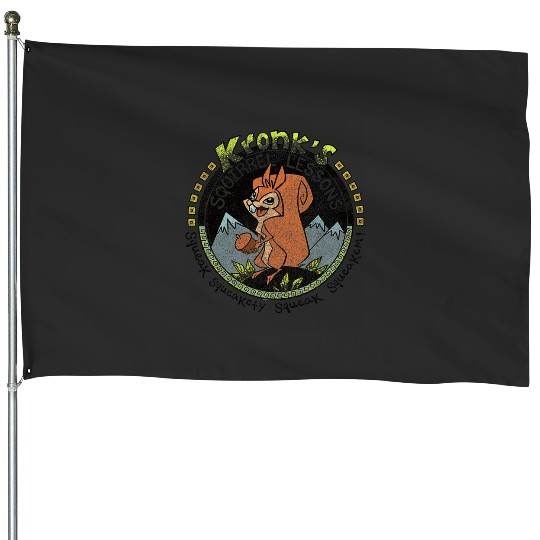 Disney The Emperor's New Groove Krock's Squirrel Lessons House Flags