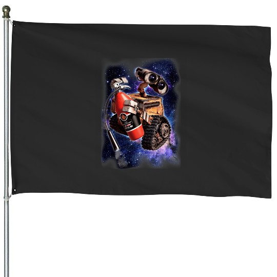 Disney Pixar Wall-E Fire Extinguisher Space Portrait House Flags
