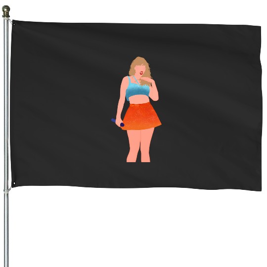 Discover blue and orange 1989 set the eras tour House Flags