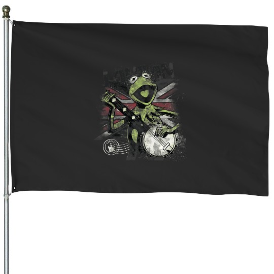 Disney The Muppets London Frog  Rock Kermit Poster House Flags