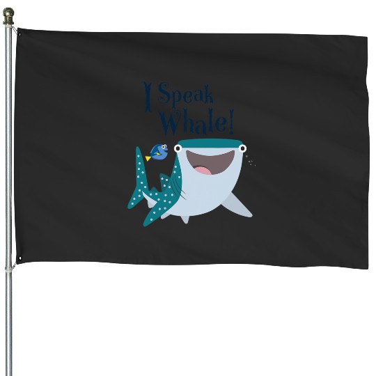 Disney Pixar Finding Dory Destiny amp; Dory I Speak Whale Logo House Flags