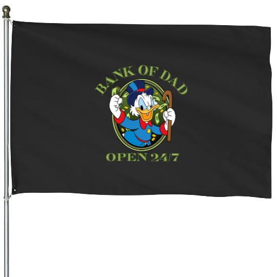 Disney DuckTales Bank of Dad House Flags