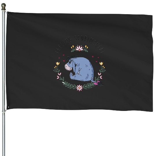 Disney Winnie The Pooh Eeyore Feeling Sentimental House Flags