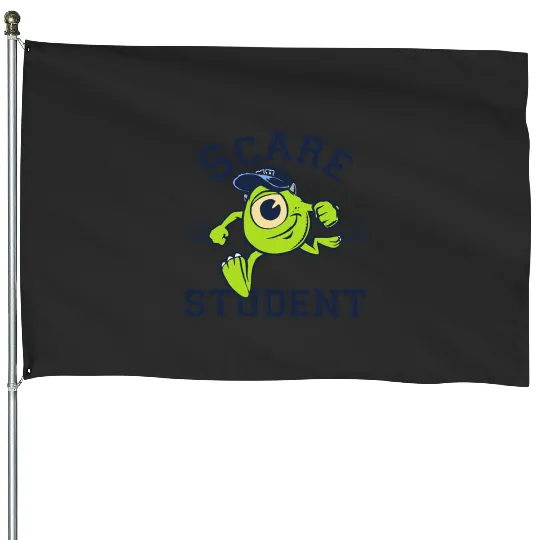 Disney Pixar Monsters University Scare Student Mike Portrait House Flags