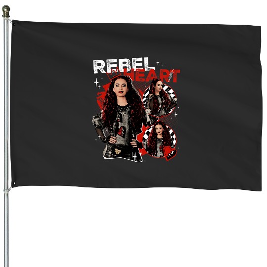 Disney Descendants The Rise Of Red Rebel At Heart Big Logo House Flags