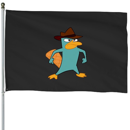Disney Phineas And Ferb Perry The Platypus Brave Stance House Flags