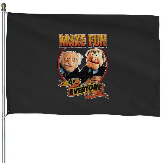 Disney The Muppets Make Fun Of Statler Waldorf  Shot House Flags