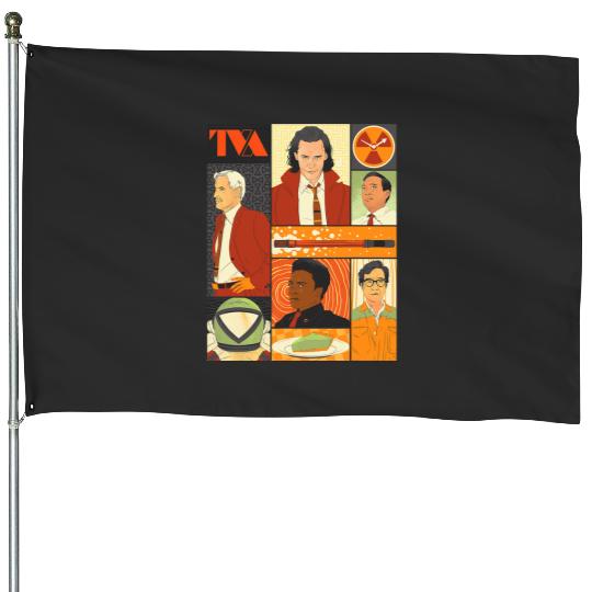 Marvel Studios Loki Season  Faces of the TVA amp; Pie Disney House Flags