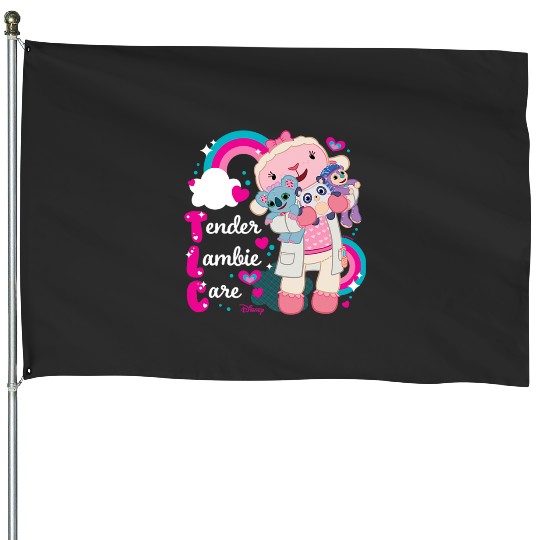 Disney Doc Mc Stuffins  TLC Lambie House Flags