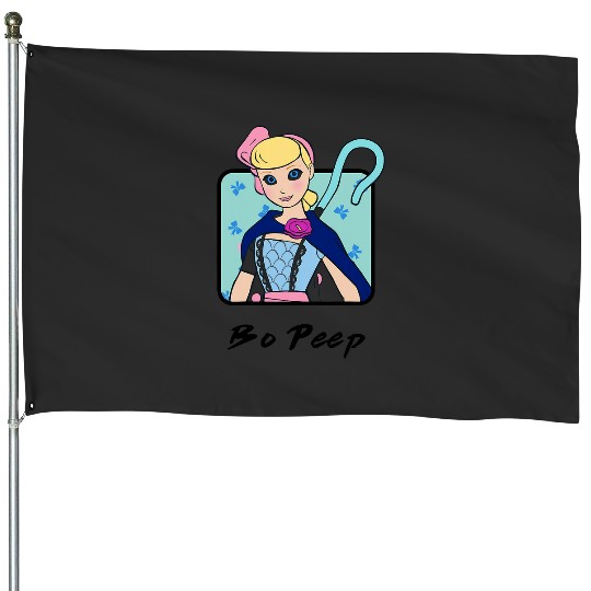 Disneys Pixars Toy Story 4 Bo Peep Colorful Bust Portrait House Flags