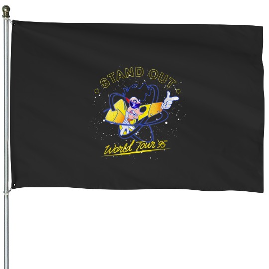 Disney A Goofy Movie Powerline Stand Out World Tour 39;95 House Flags