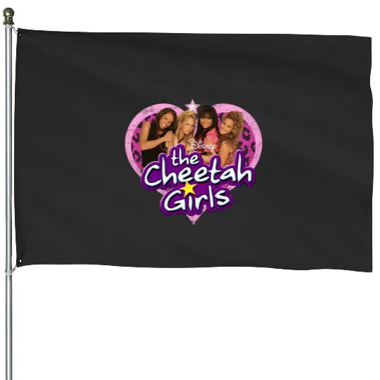 Disney Channel The Cheetah Girls Characters and Logo House Flags