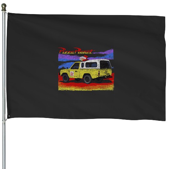 Disney Pixar Toy Story Pizza Planet Truck Distressed House Flags