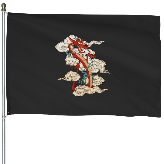 Disney Mushu House Flags