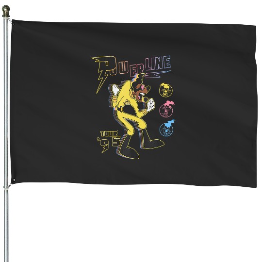 Disneys A Goofy Movie Powerline Tour 95 Retro Neon House Flags
