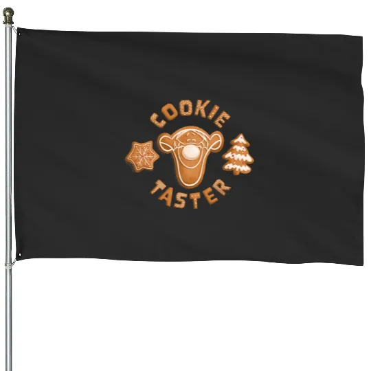 Disney Winnie the Pooh Tigger Gingerbread Cookie Taster House Flags