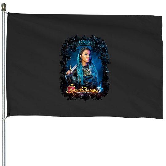 Disney Descendants 3 Uma Watch Your Back House Flags