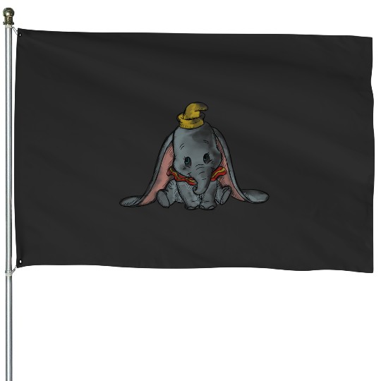Disney Classic Dumbo Baby Elephant House Flags