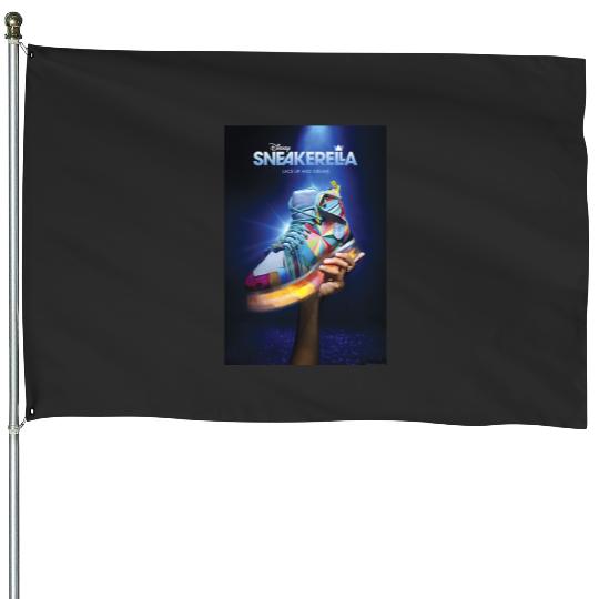 Disney Sneakerella Lace Up And Dream Sneaker Poster House Flags