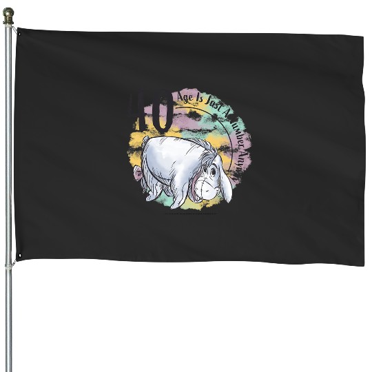 Disney Winnie The Pooh 40th Birthday Eeyore Quote House Flags