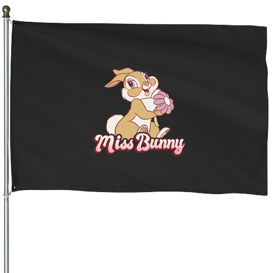 Disney Bambi Miss Bunny Floral Portrait House Flags
