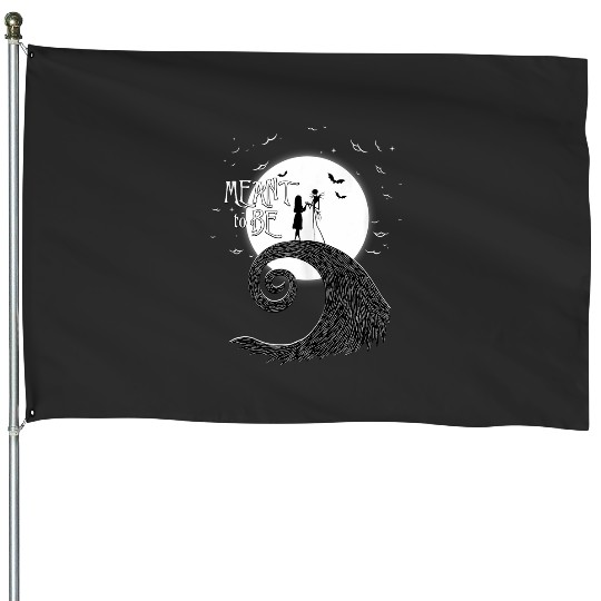 Disneys nightmare bee christmas jack and sally House Flags