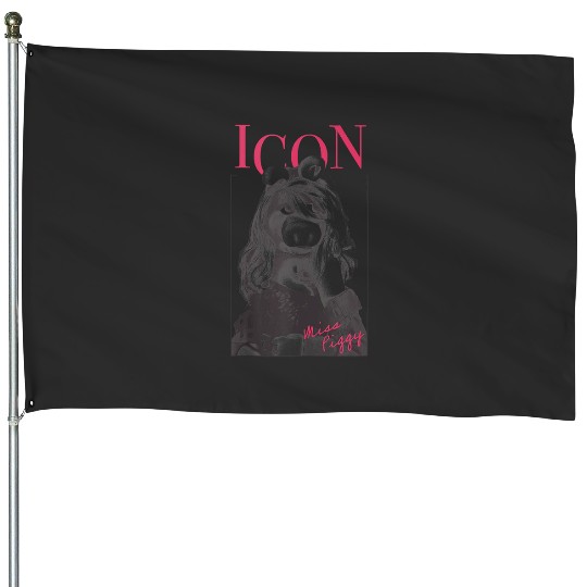 Disneys The Muppets Miss Piggy Icon Magazine House Flags
