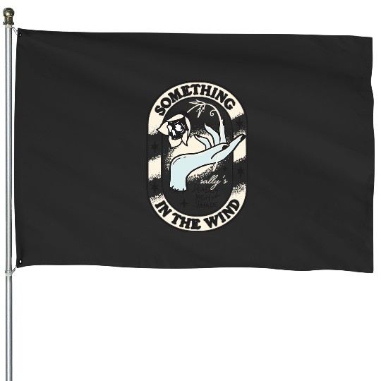 Disney The Nightmare Before Christmas Sally Skull Flower House Flags