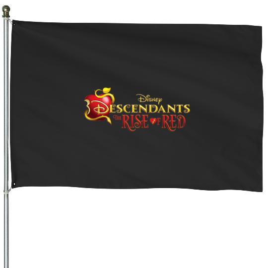 Disney Descendants 4 The Rise of Red  Movie Logo House Flags