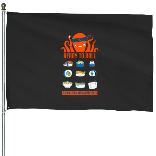 Disney And Pixars Monsters Inc. Harryhausens Sushi House Flags