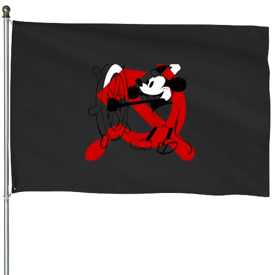 commie steamboat willie the communist  SALE!! Mickey Retro Disney Shirt, Mickey Checkered Shirt, Vintage Disney, Retro Mickey, Mickey Gift S-5XL House Flags