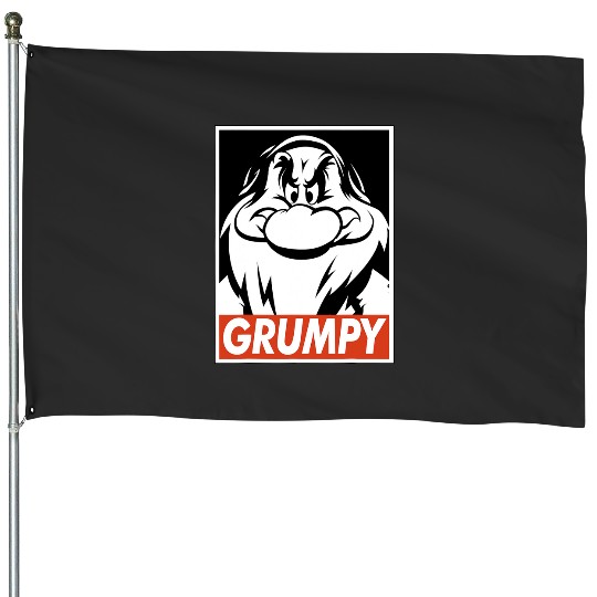 Disney Snow White Grumpy Streetwear Poster House Flags