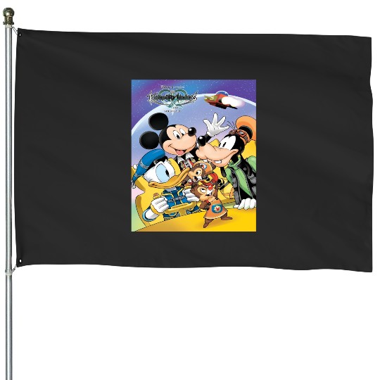 kingdom hearts game art  SALE!! Mickey Retro Disney Shirt, Mickey Checkered Shirt, Vintage Disney, Retro Mickey, Mickey Gift S-5XL House Flags
