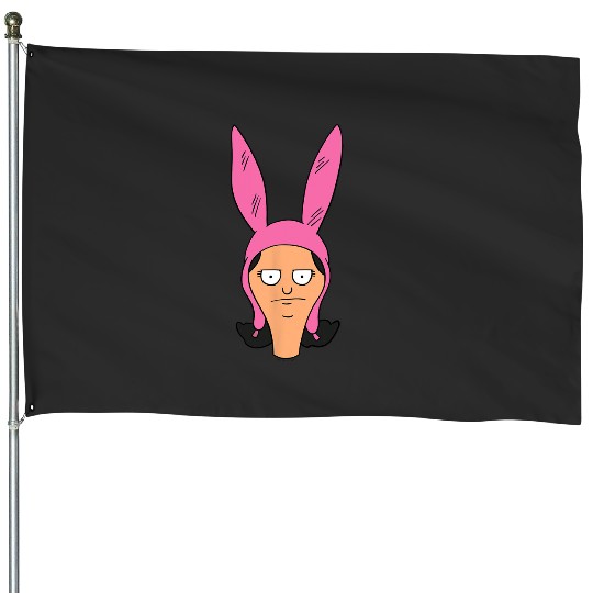 Bob's Burgers Louise Angry Big Face House Flags