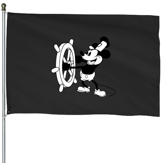 Steam boat Willie Mickey  SALE!! Mickey Retro Disney Shirt, Mickey Checkered Shirt, Vintage Disney, Retro Mickey, Mickey Gift S-5XL House Flags