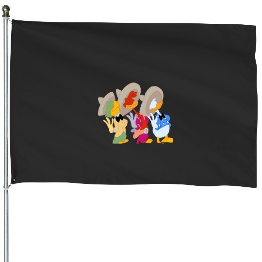 Three caballeros  SALE!! Mickey Retro Disney Shirt, Mickey Checkered Shirt, Vintage Disney, Retro Mickey, Mickey Gift S-5XL House Flags