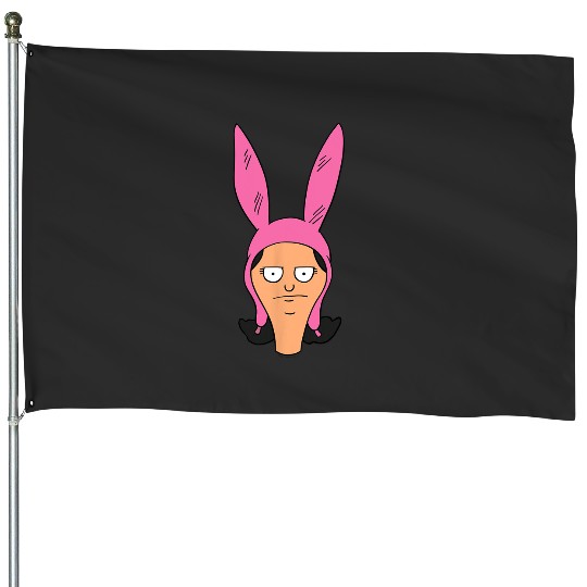 Bob's Burgers Louise Angry Big Face House Flags