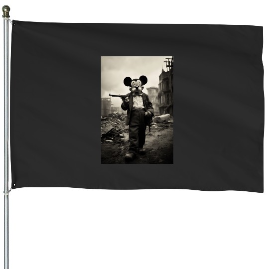 Gangster Chic Steamboat Mickey in 1920s Noir  SALE!! Mickey Retro Disney Shirt, Mickey Checkered Shirt, Vintage Disney, Retro Mickey, Mickey Gift S-5XL House Flags